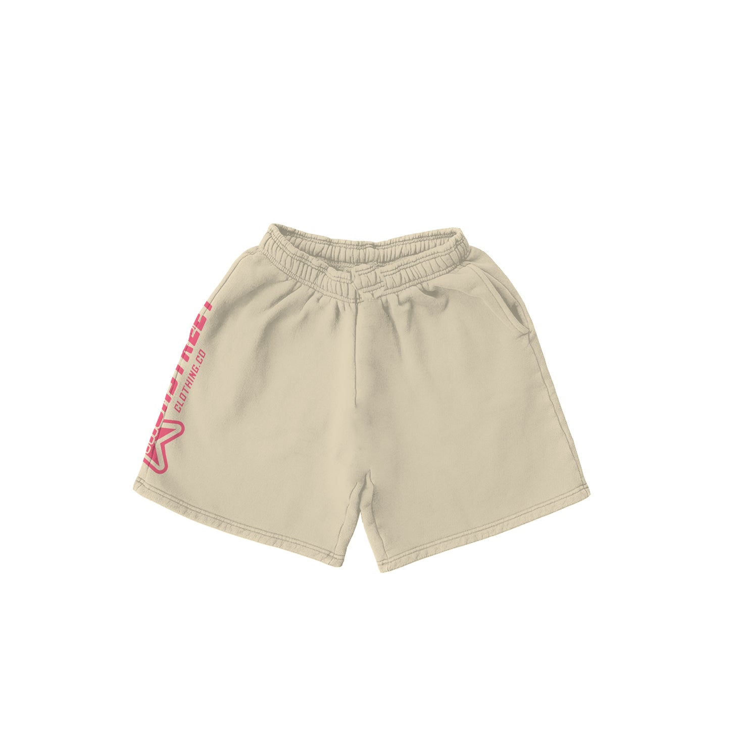 HIGH STREET SHORTS (CREAM/PINK)