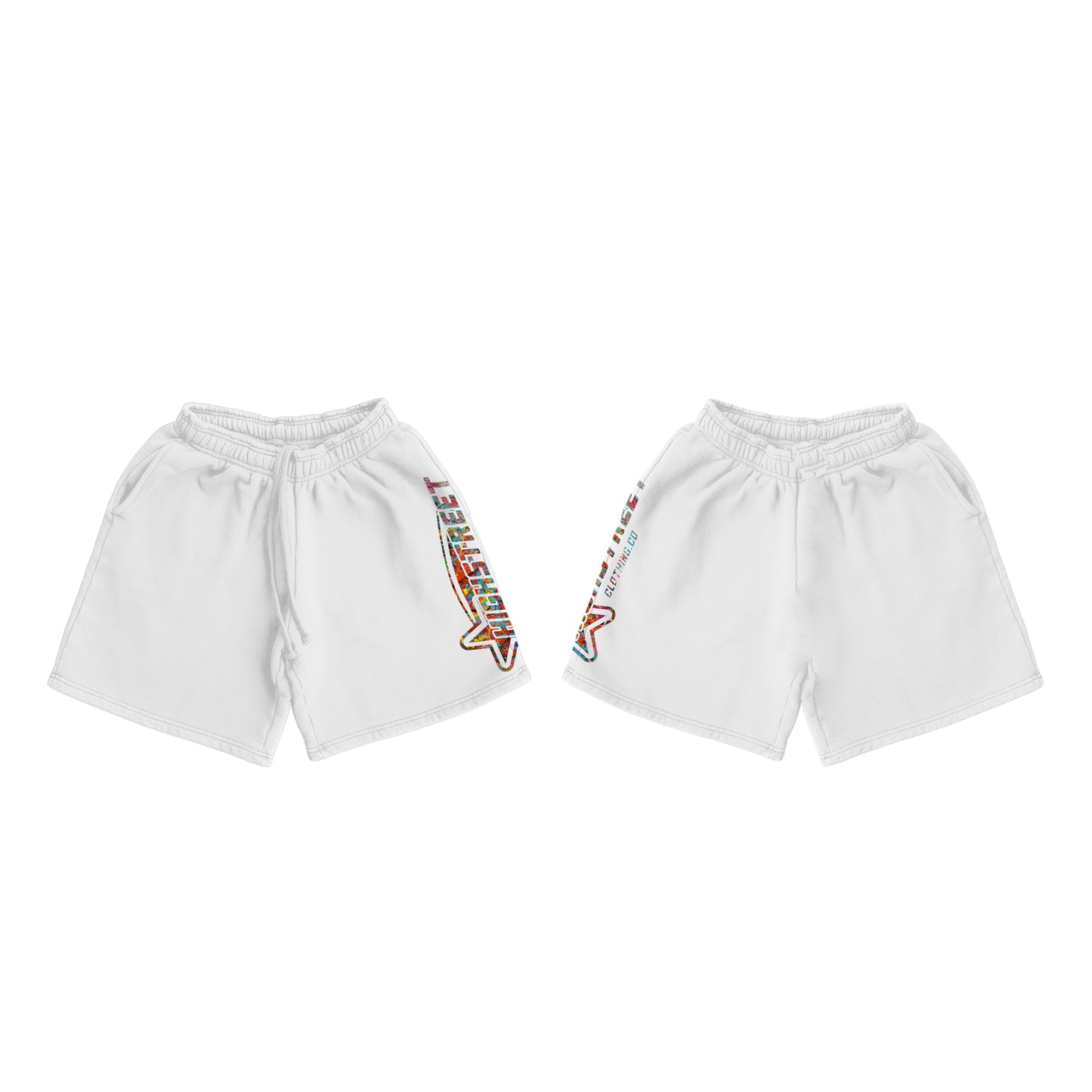 HIGH STREET SHORTS (WHITE/MULTI)